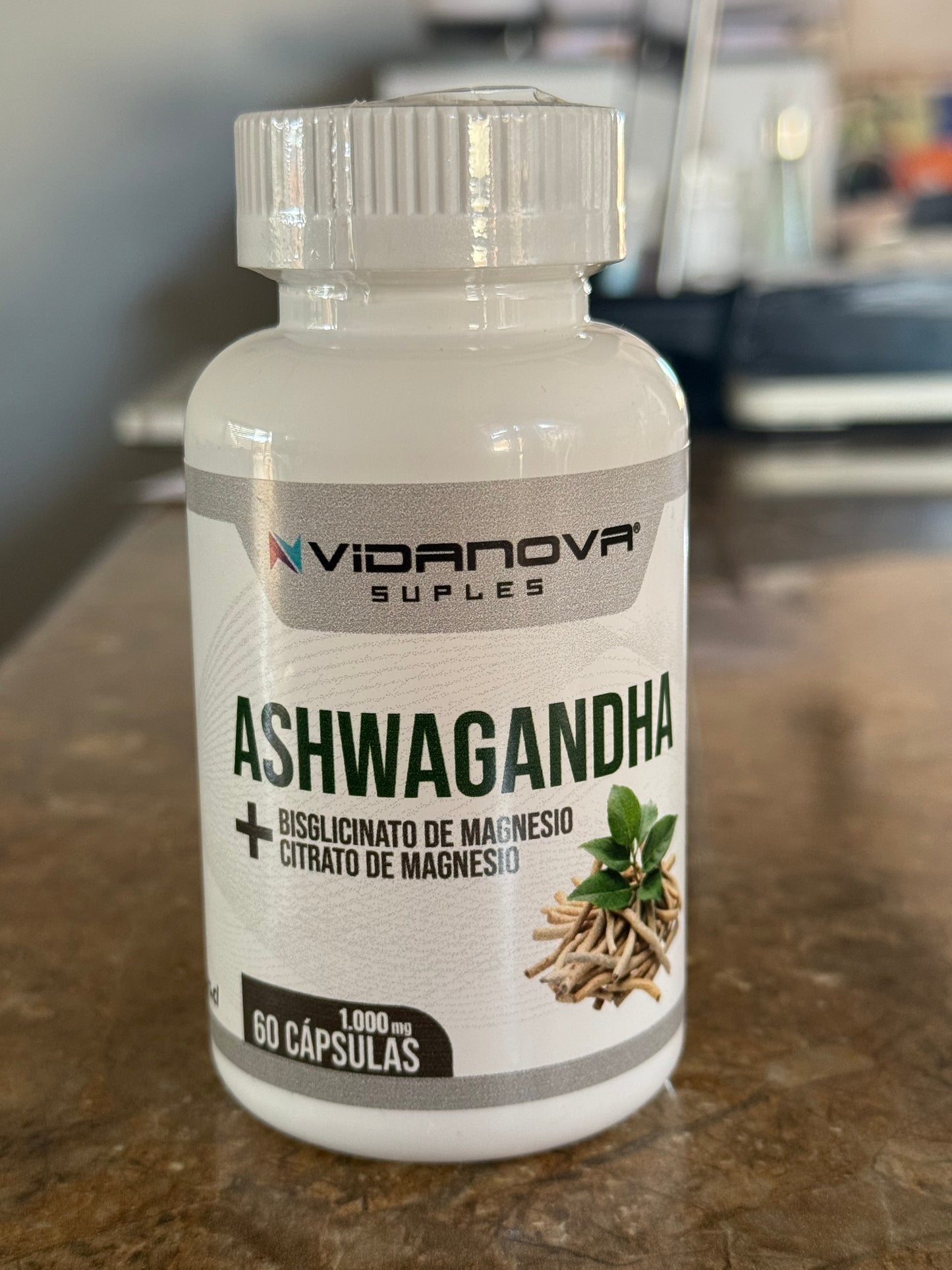 Ashwagandha + Magnesio 1000 mg 60 CAPS
