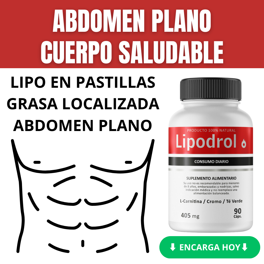 🔥 Lipodrol – Quema grasa natural con energía y vitalidad