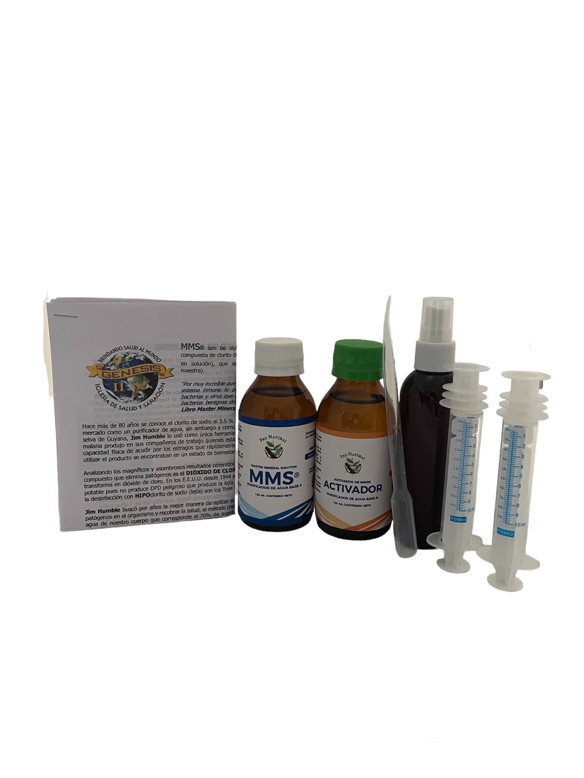 KIT PURIFICADOR DE AGUA 125ml Vidrio
