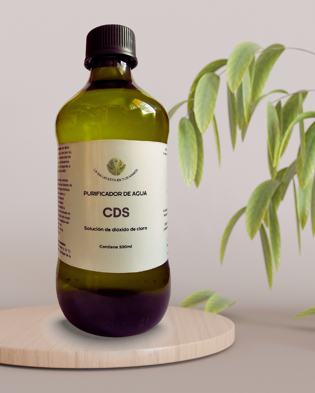 PURIFICADOR DE AGUA 500 ml Vidrio LSETM