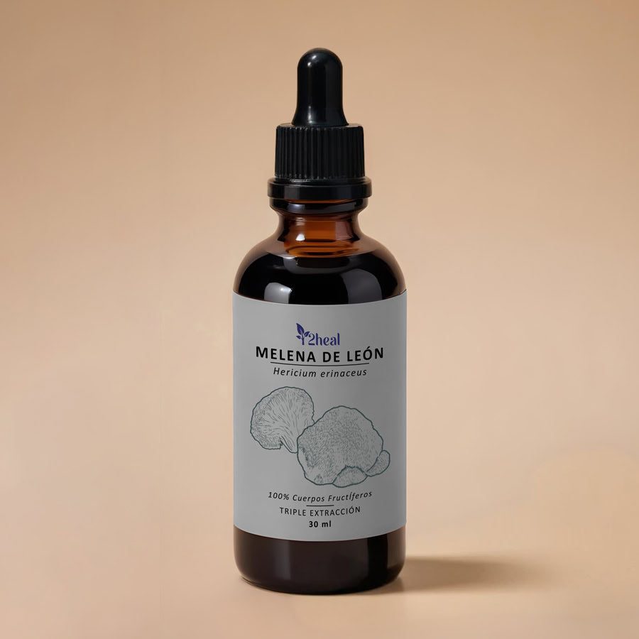 🍄 Melena de León en Gotas – Salud cerebral, digestiva y emocional