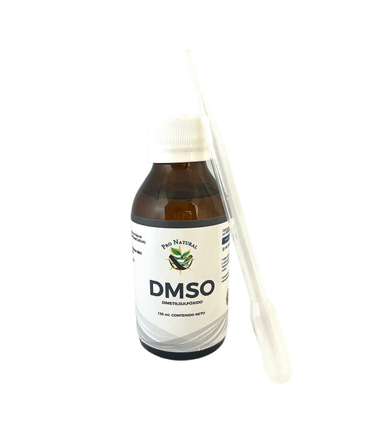 DMSO 120 ml Líquido 70% – Frasco Farmacéutico con 99.9% de Pureza