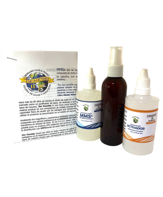 KIT PURIFICADOR DE AGUA 100ml Plástico