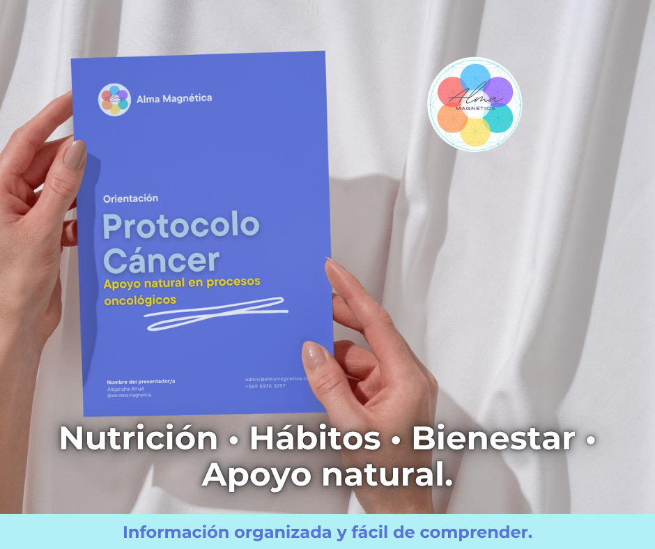 Guía Apoyo Natural en Procesos Oncológicos (PDF Gratis) | AlmaMagnética